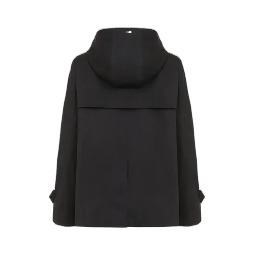 Herno Double Breasted Hooded Jacket