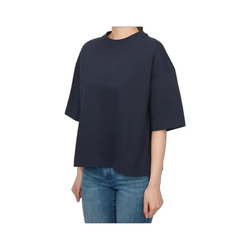 Cotton Jersey And Viscose T-Shirt