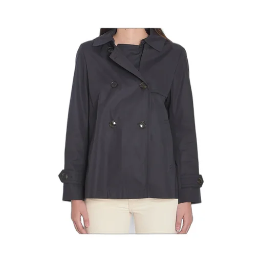Herno Double Breasted Hooded Jacket