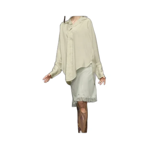 Dropped Hem Shirt