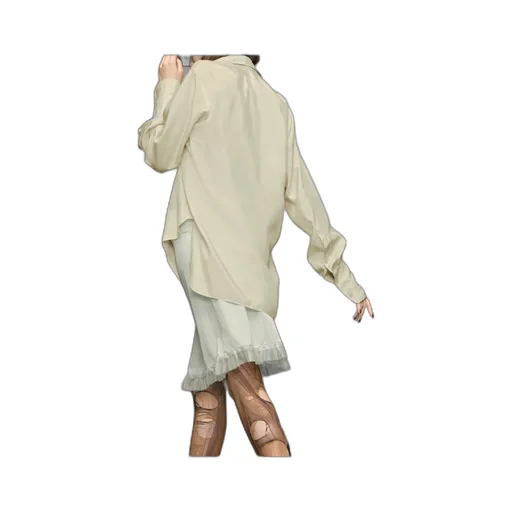 Dropped Hem Shirt