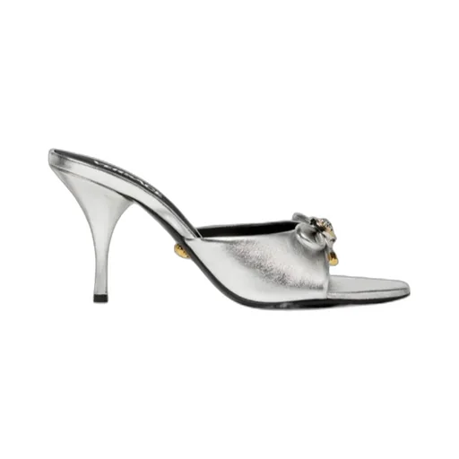 Versace High-Heeled Slip-On Sandals