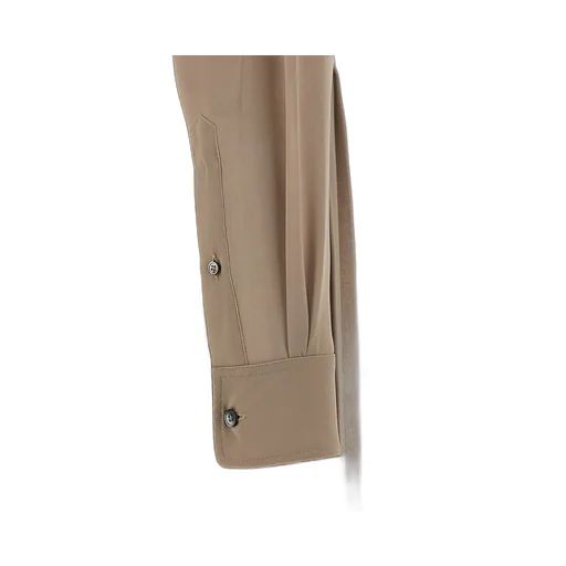 Ami Paris Long-Sleeved Pleated Midi Dress
