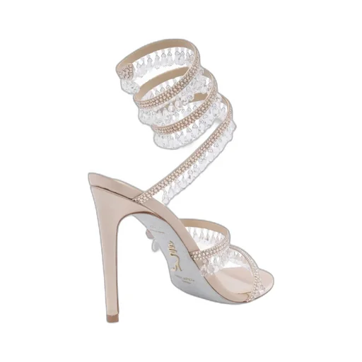 Ren Caovilla Chandelier Embellished Sandals