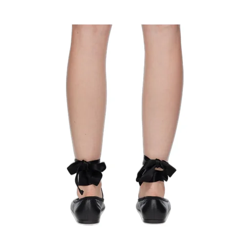 Ferragamo Ankle Ribbon Ballet Flat Shoes