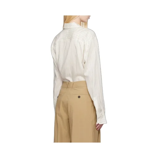 Studio Nicholson Striped Long-Sleeved Shirt
