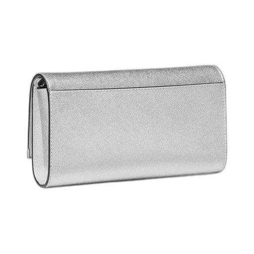 Michael Michael Kors Mona Large Metallic Saffiano Leather Clutch Bag