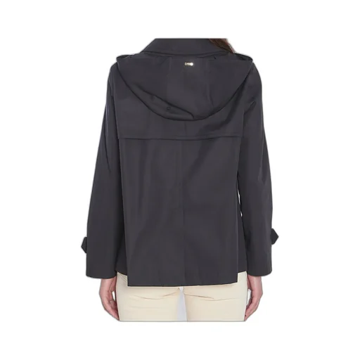 Herno Double Breasted Hooded Jacket