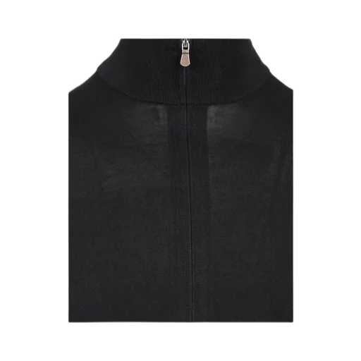 Zippered Knit Cardigan