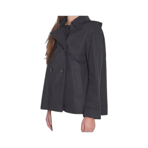 Herno Double Breasted Hooded Jacket