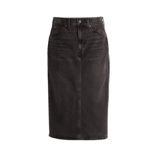 Denim Midi Skirt