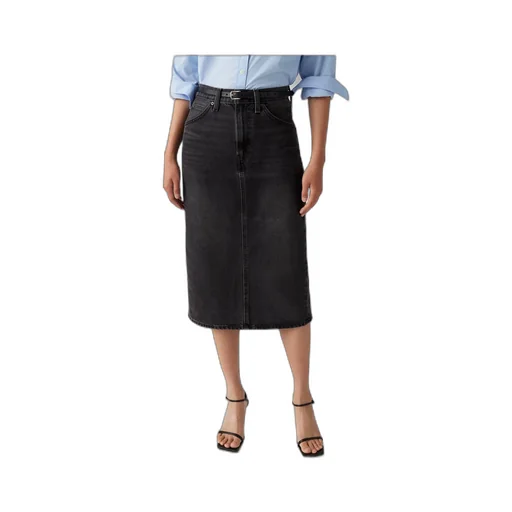 Denim Midi Skirt