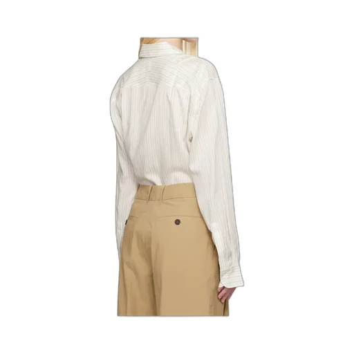 Studio Nicholson Striped Long-Sleeved Shirt
