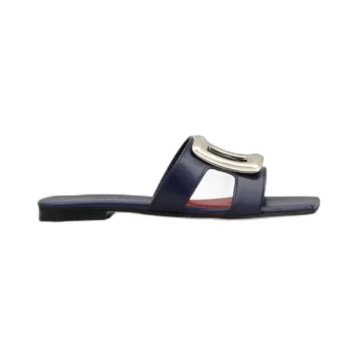 Viv' By The Sea Mules In Leather
