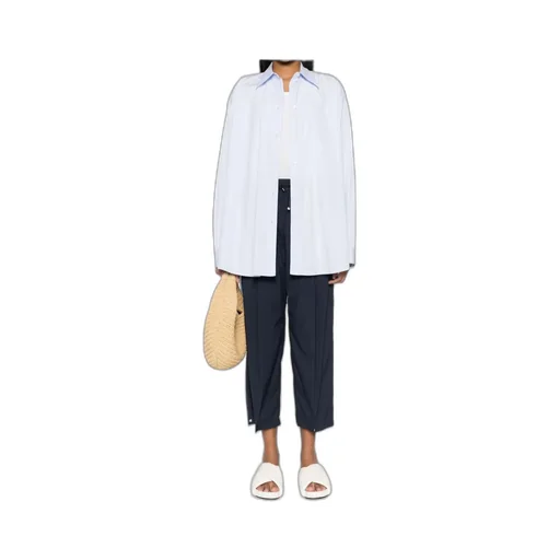 Herno Lightweight Drawstring Cropped Trousers