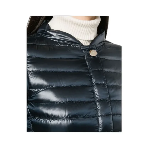 Zippered Quilted Down Jacket