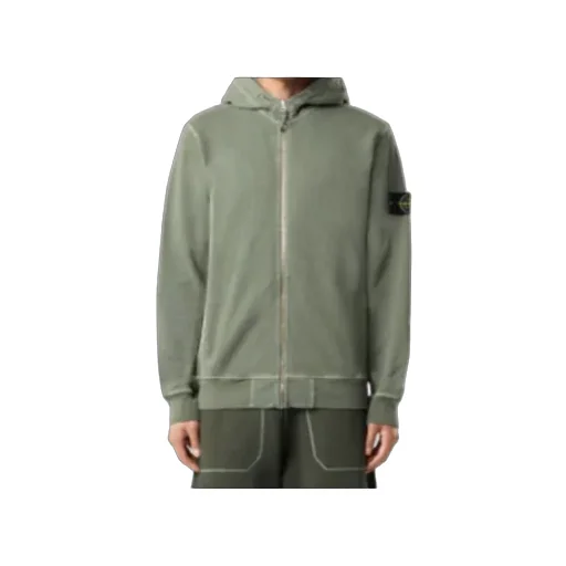 Stone Island Zip-Up Hooded Jacket