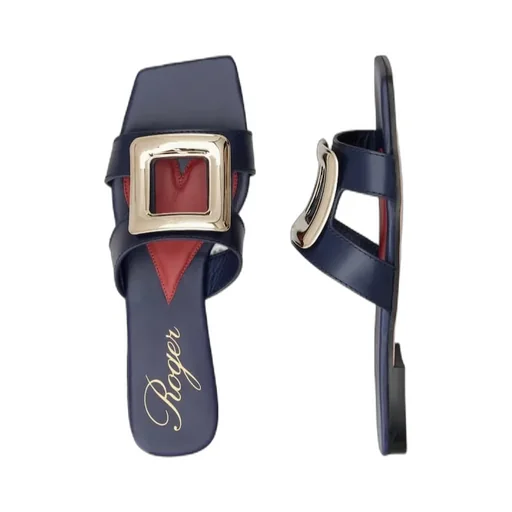Viv' By The Sea Mules In Leather