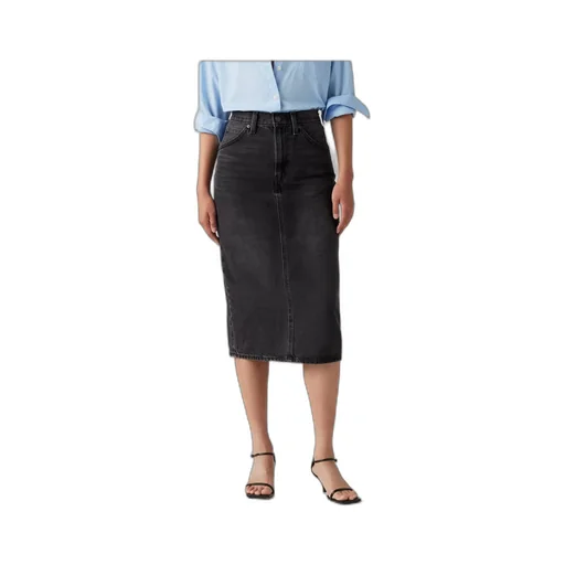Denim Midi Skirt