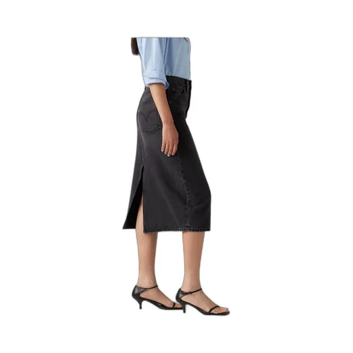 Denim Midi Skirt