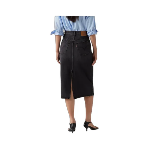 Denim Midi Skirt