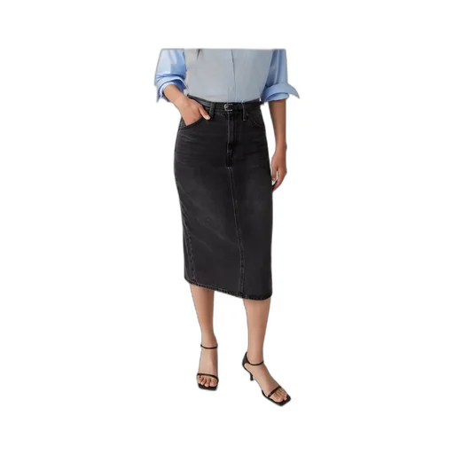 Denim Midi Skirt