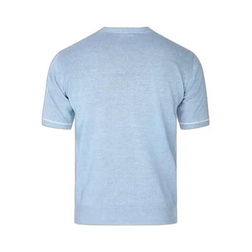 Striped-Trim T-Shirt