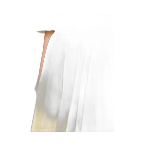 Ami Elastic Waist Midi Skirt