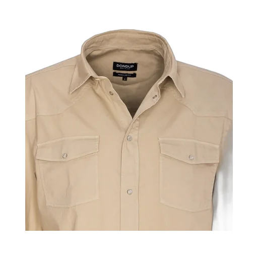 Dondup Regular Fit Snap Button Shirt