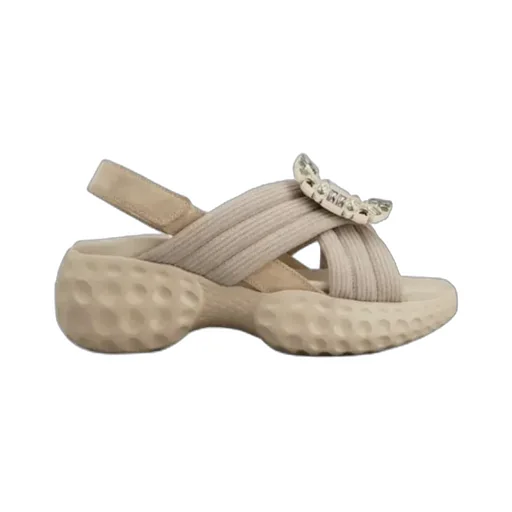 Roger Vivier Viv' Run Light Embellished Sandals