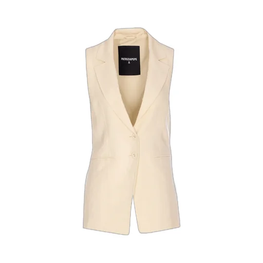 Patrizia Pepe Sleeveless Blazer Jacket