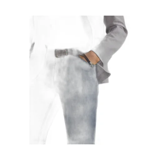 Brunello Cucinelli Logo Patch Cuffed-Hem Jeans
