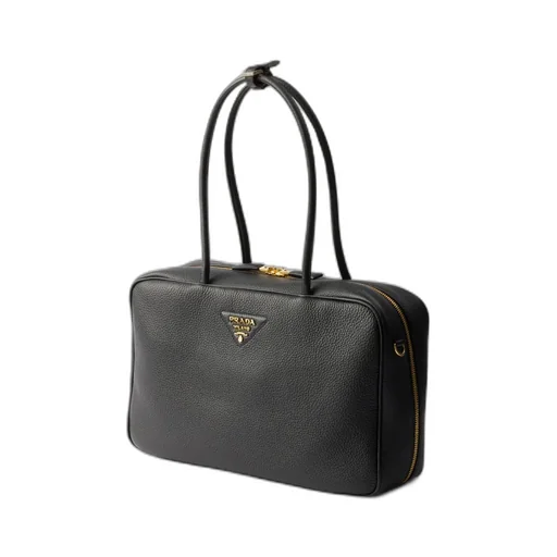 Prada Zip-Up Top Handle Bag