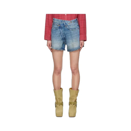 Belt Loop Denim Shorts