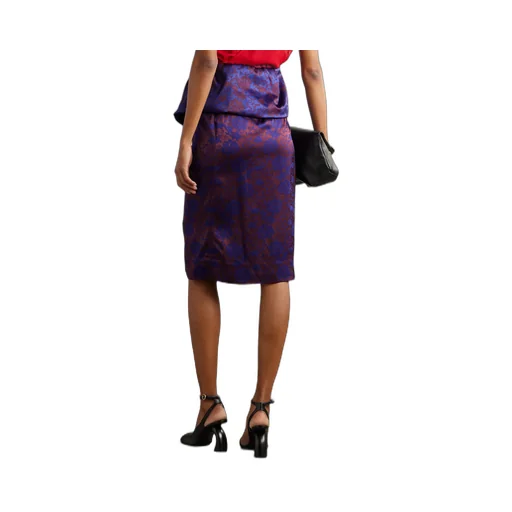 Dries Van Noten Peplum Asymmetric Wrap Skirt