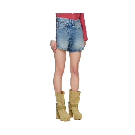 Belt Loop Denim Shorts