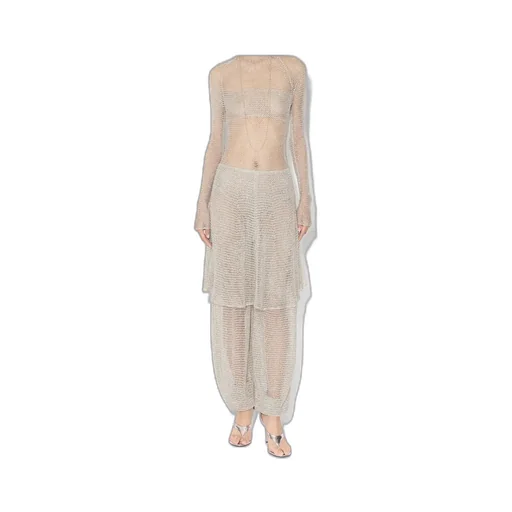 AlaÏA Mesh Knit Short Dress