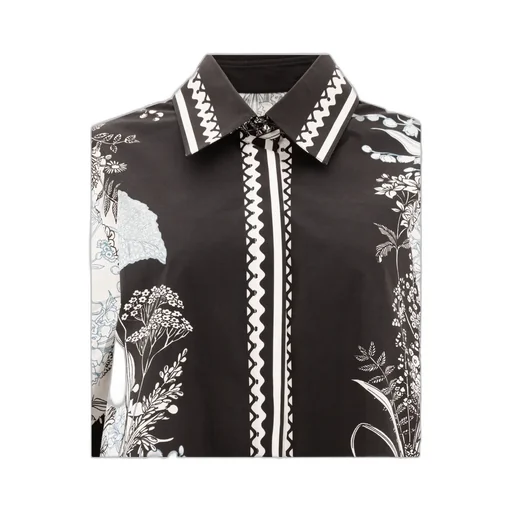 Elie Saab Graphic Printed Short Sleeved Shirt