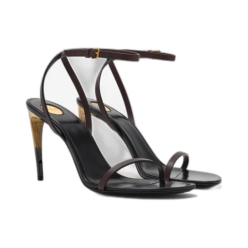 Ankle-Strap Heeled Sandals