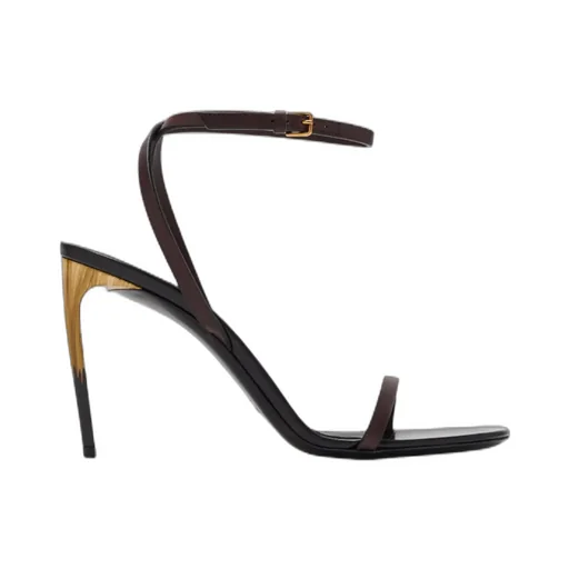Ankle-Strap Heeled Sandals