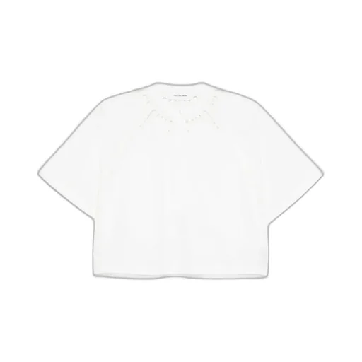 Cut Out-Detail Blouse