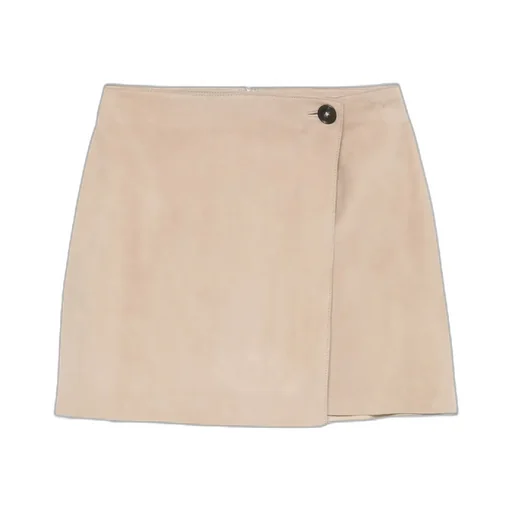 Suede Mini Skirt