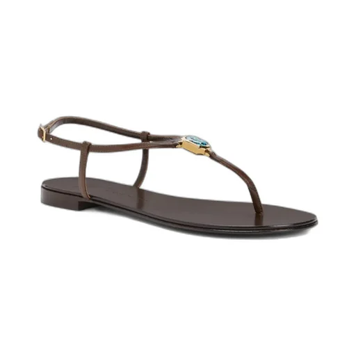 Giuseppe Zanotti Cameliee Embellished Flat Sandals