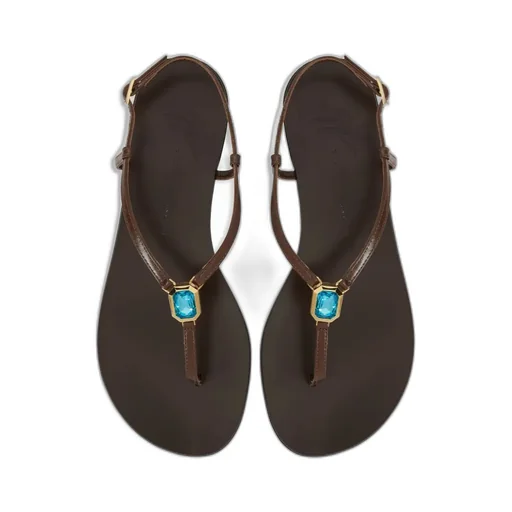 Giuseppe Zanotti Cameliee Embellished Flat Sandals