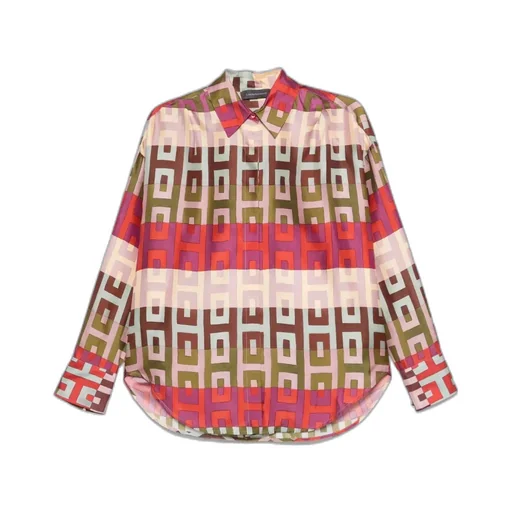 Geometric-Print Shirt