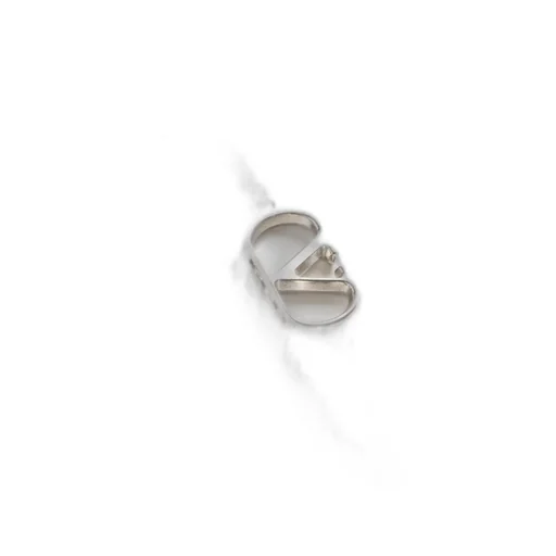 Valentino Vlogo Plaque Embellished Necklace