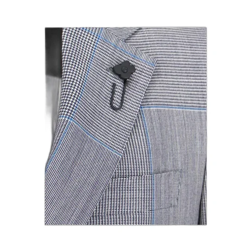 Lardini Single-Breasted Checked Blazer