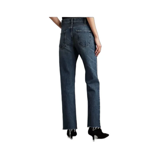 High Waist Denim Trousers