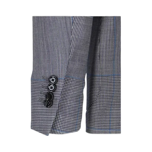 Lardini Single-Breasted Checked Blazer