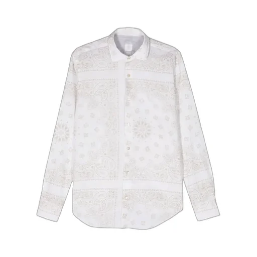 Paisley-Print Button-Up Shirt